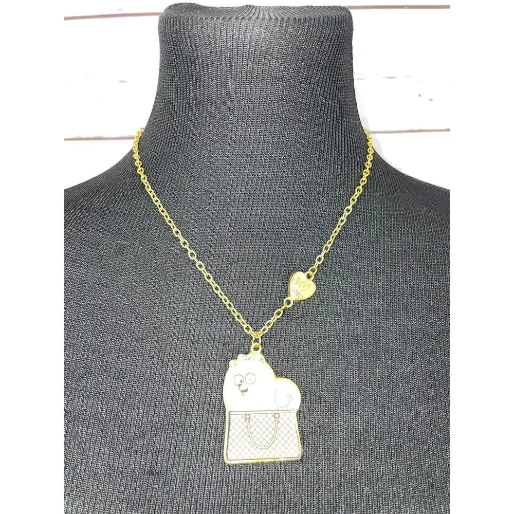 Disney The Secret Life of Pets‎ Jewelry Necklace I LOVE MAX Dog Purse